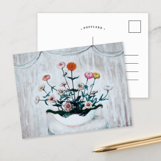 Zinnias | Florine Stettheimer Postcard (Creator Uploaded)