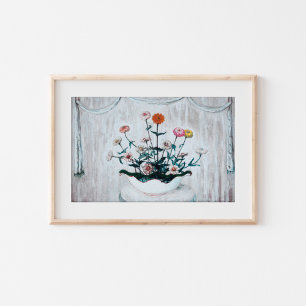 Zinnias Florine Stettheimer Poster