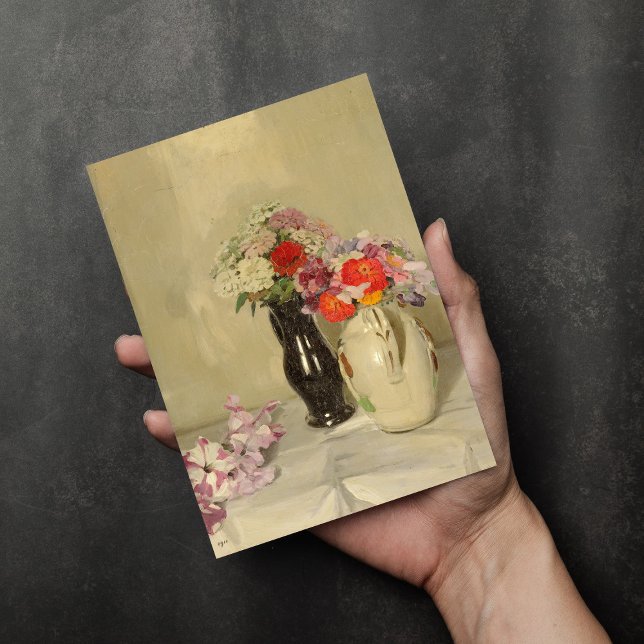 Zinnias | William Nicholson Card (Creator Uploaded)