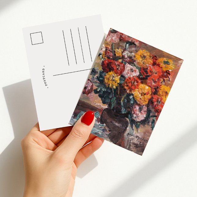 Zinnien | Lovis Corinth Postcard (Creator Uploaded)