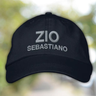 Zio Embroidered Cap Custom Gift for Italian Uncle