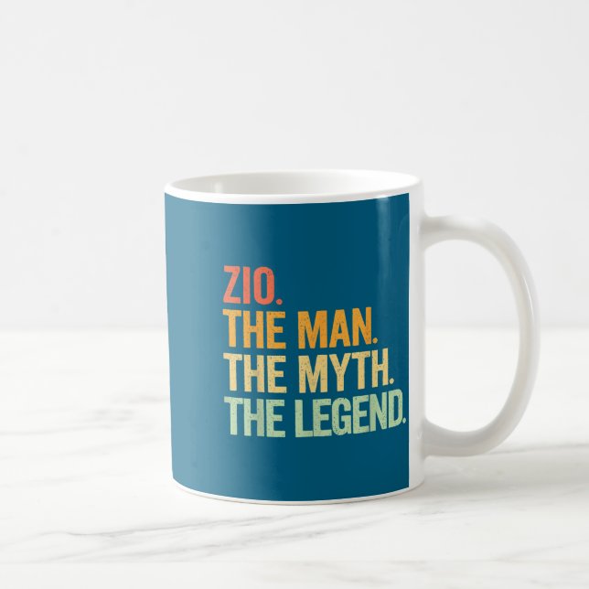 Zio Man Myth Legend Retro Design Coffee Mug (Right)