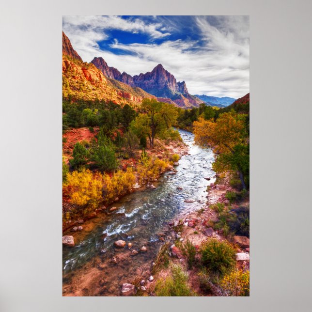 Zion Autumn Splendor Poster (Front)