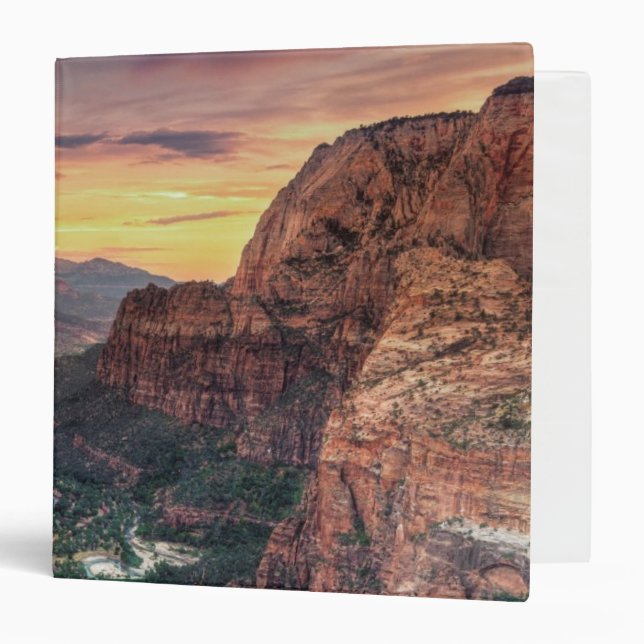 Zion Canyon National Park Binder (Front/Inside)