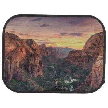 Zion Canyon National Park Car Floor Mat by uscanyons at Zazzle