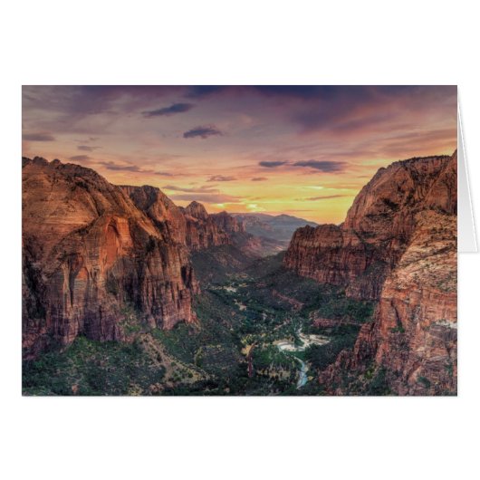 Zion Canyon National Park Cards (Front Horizontal)