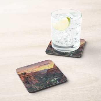 Zion Canyon National Park Drink Coaster by uscanyons at Zazzle