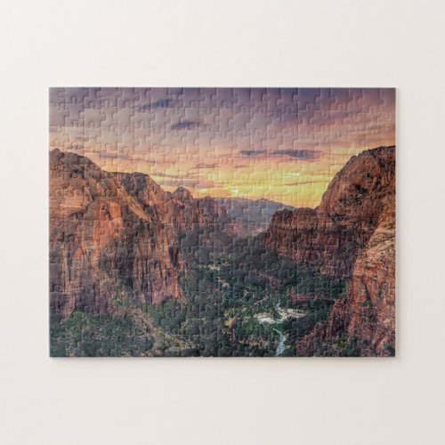 Zion Canyon National Park Jigsaw Puzzle