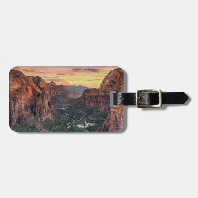 Zion Canyon National Park Luggage Tag (Front Horizontal)