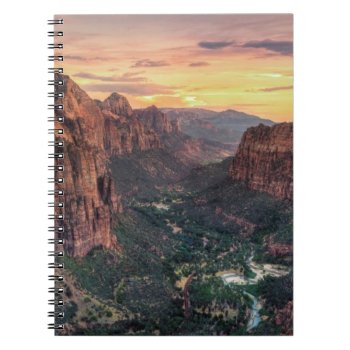 Zion Canyon National Park Notebook by uscanyons at Zazzle
