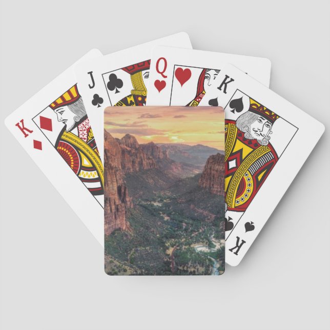Zion Canyon National Park Poker Cards (Back)