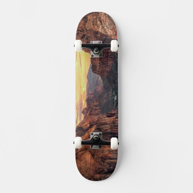 Zion Canyon National Park Skateboard Deck (Front)