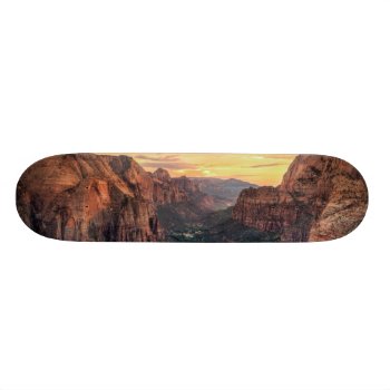 Zion Canyon National Park Skateboard Deck by uscanyons at Zazzle