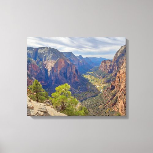 Zion Canyon  Utah Canvas Print