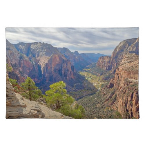Zion Canyon  Utah Cloth Placemat