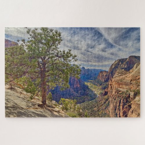 Zion Canyon View from Angels Landing Jigsaw Puzzle
