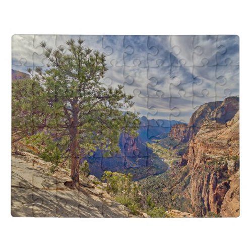 Zion Canyon View from Angels Landing Jigsaw Puzzle
