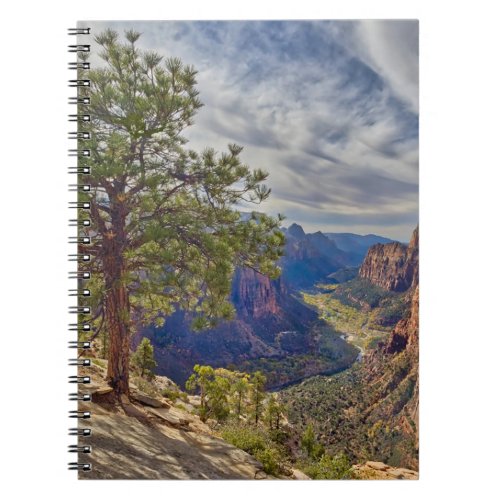 Zion Canyon View from Angels Landing Notebook