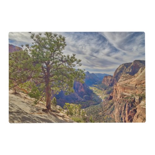 Zion Canyon View from Angels Landing Placemat
