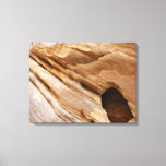 Zion Canyon Wall I Abstract Nature Photography Canvas Print