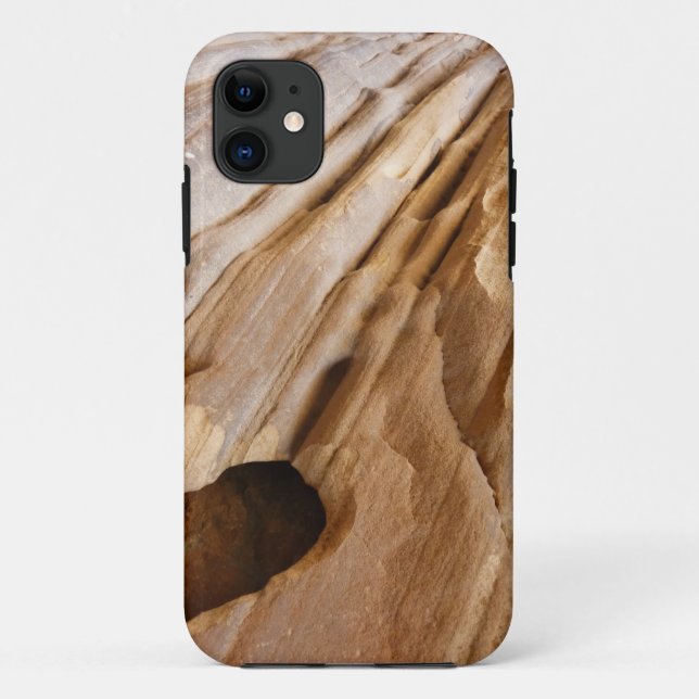 Zion Canyon Wall I Abstract Nature Photography Case-Mate iPhone Case (Back)