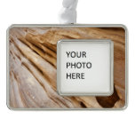 Zion Canyon Wall I Abstract Nature Photography Christmas Ornament
