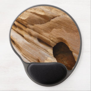 Zion Canyon Wall I Abstract Nature Photography Gel Mouse Pad