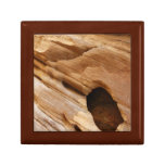 Zion Canyon Wall I Abstract Nature Photography Gift Box