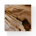 Zion Canyon Wall I Abstract Nature Photography Paperweight