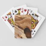 Zion Canyon Wall I Abstract Nature Photography Playing Cards