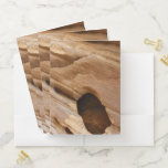 Zion Canyon Wall I Abstract Nature Photography Pocket Folder