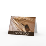 Zion Canyon Wall I Abstract Nature Photography Thank You Card