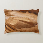 Zion Canyon Wall II Red Rock Abstract Photography Accent Pillow