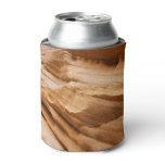 Zion Canyon Wall II Red Rock Abstract Photography Can Cooler