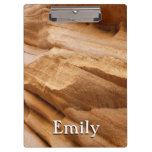 Zion Canyon Wall II Red Rock Abstract Photography Clipboard