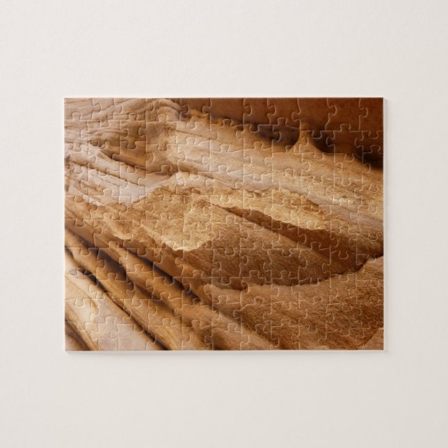Zion Canyon Wall II Red Rock Abstract Photography Jigsaw Puzzle (Horizontal)