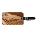 Zion Canyon Wall II Red Rock Abstract Photography Luggage Tag