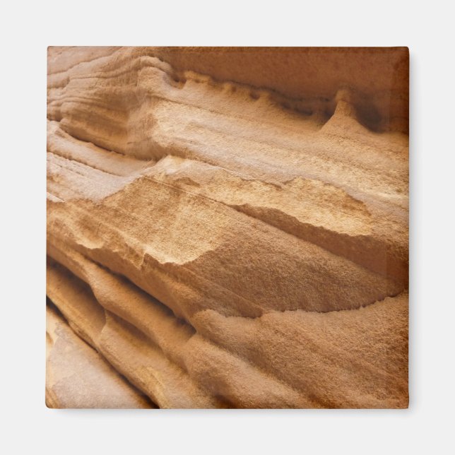 Zion Canyon Wall II Red Rock Abstract Photography Magnet (Front)