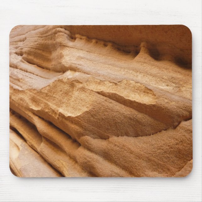 Zion Canyon Wall II Red Rock Abstract Photography Mouse Pad (Front)