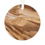 Zion Canyon Wall II Red Rock Abstract Photography Ornament