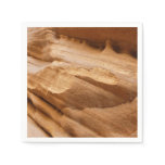 Zion Canyon Wall II Red Rock Abstract Photography Paper Napkins