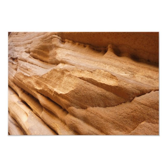 Zion Canyon Wall II Red Rock Abstract Photography Photo Print (Front)