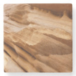 Zion Canyon Wall II Red Rock Abstract Photography Stone Coaster