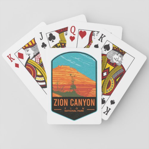 Zion Canyon Zion National Park 02 Playing Cards
