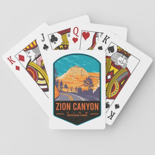 Zion Canyon Zion National Park 04 Playing Cards