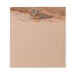 Zion Chipmunk on Red Rocks Notepad