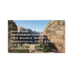 Zion from Angels Landing Trail Business Card