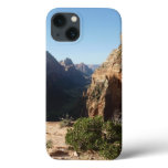 Zion from Angels Landing Trail Zion National Park iPhone 13 Case