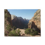 Zion from Angels Landing Trail Zion National Park Doormat