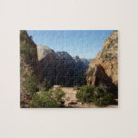 Zion from Angels Landing Trail Zion National Park Jigsaw Puzzle